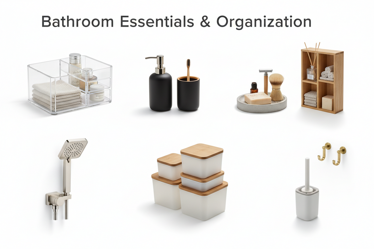 Bathroom Essentials & Organization